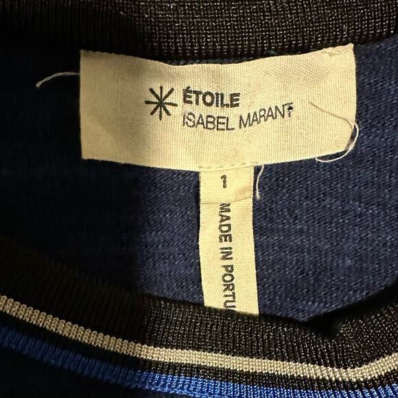 Isabela Marant Etoile Navy Sweater Size Small - Picture 5 of 8